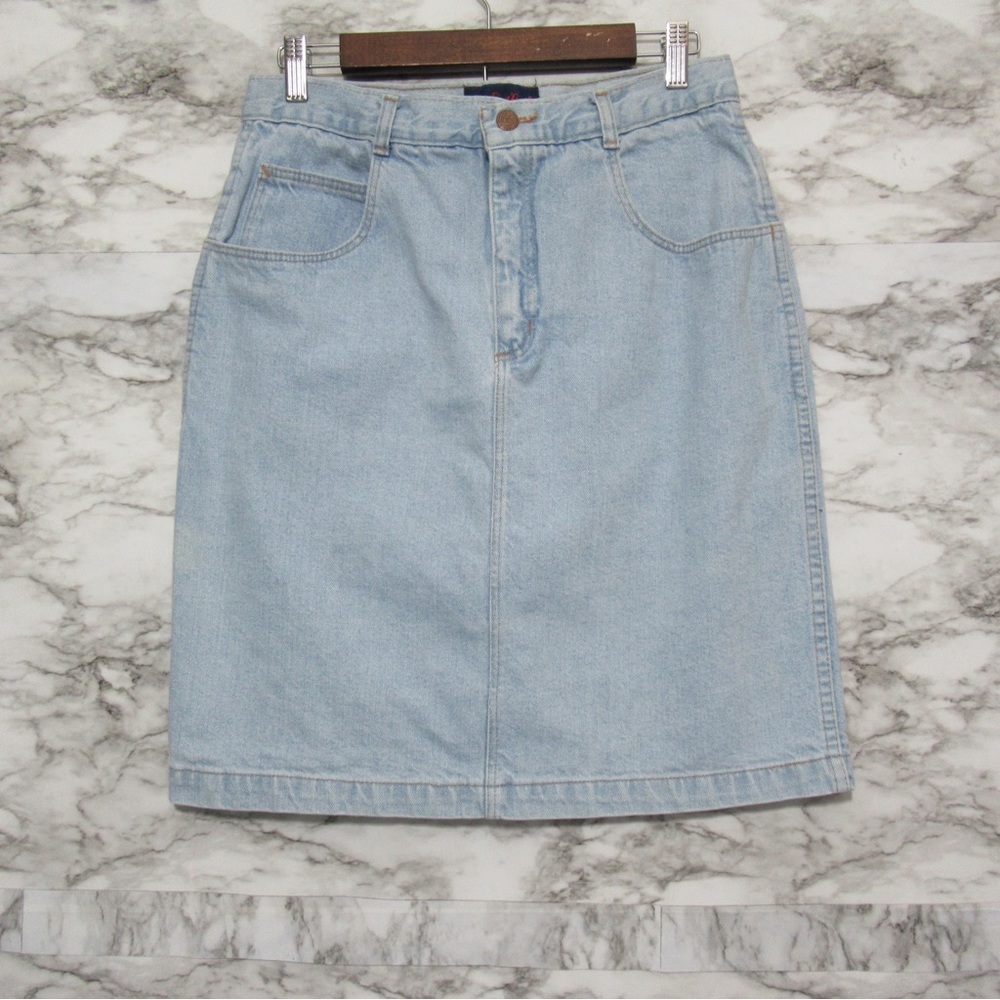 Vintage 80’s Giorgio Sant Angelo Denim Skirt Size 6